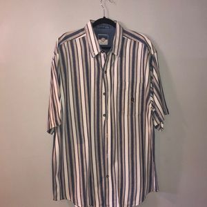 Mens short sleeve button down shirt